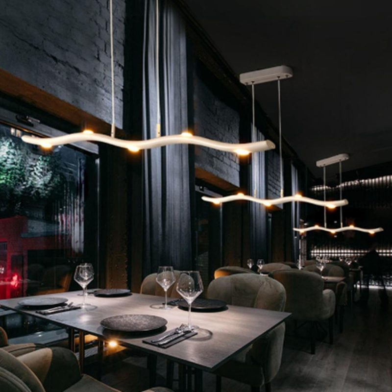 85cm 125cm Moderný Led Luster Závesné Svietidlo Reštaurácia Spálňa Obývacia Izba Svetlo Ac85-265v