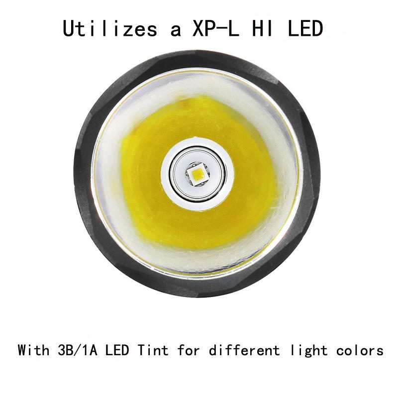 Astrolux C8 Xp-l Hi 1300 Lúmenov 7/4 Režimy A6 Driver Taktická Edc Led Baterka 18650