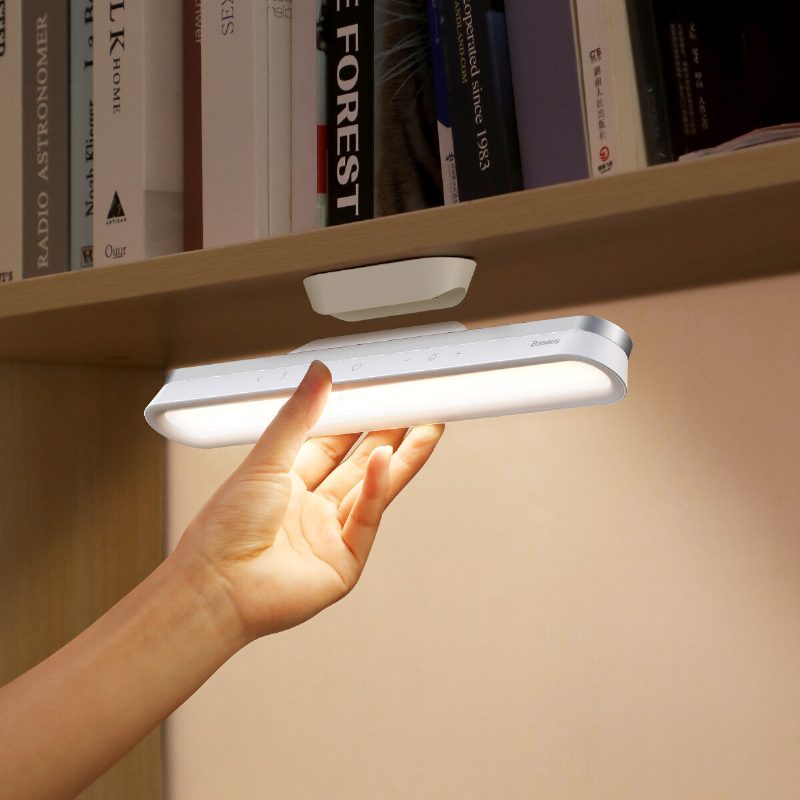Baseus Stolová Lampa Závesná Magnetická Led Nabíjateľná Plynule Stmievateľná Skrinka Nočné Svetlo Do Šatníka