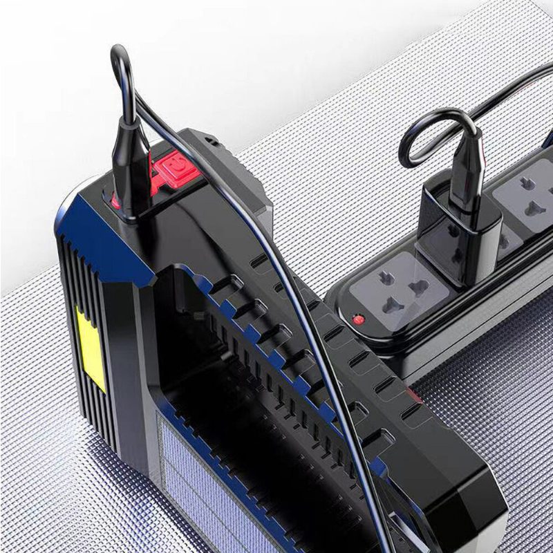 Bikight 8led+cob 4režimy Super Jasné Prenosné Solárne Svietidlo Usb Nabíjateľný Indikátor Napájania Vyhľadávacie Svetlo Vodotesný Silný Reflektor