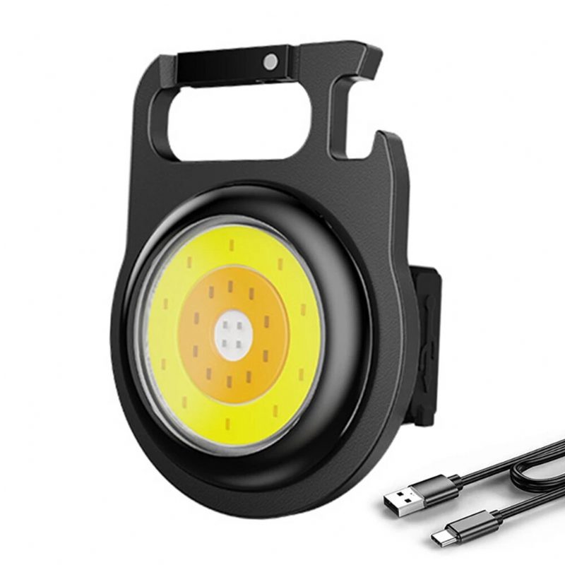 Bikight W890 Cob Led Mini Baterka Na Kľúče Camping 500lm Klip Núdzová Pracovná Lampa Pre Outdoorové Kempingové Príslušenstvo