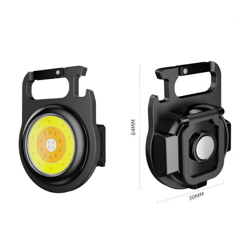 Bikight W890 Cob Led Mini Baterka Na Kľúče Camping 500lm Klip Núdzová Pracovná Lampa Pre Outdoorové Kempingové Príslušenstvo