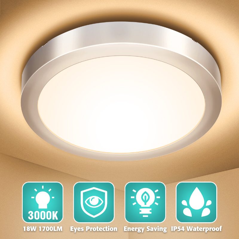 Elfeland Ac85-265v 18w 3000k Led Stropné Svietidlá Ip54 Vodotesné Interiérové Svietidlo Do Obývačky