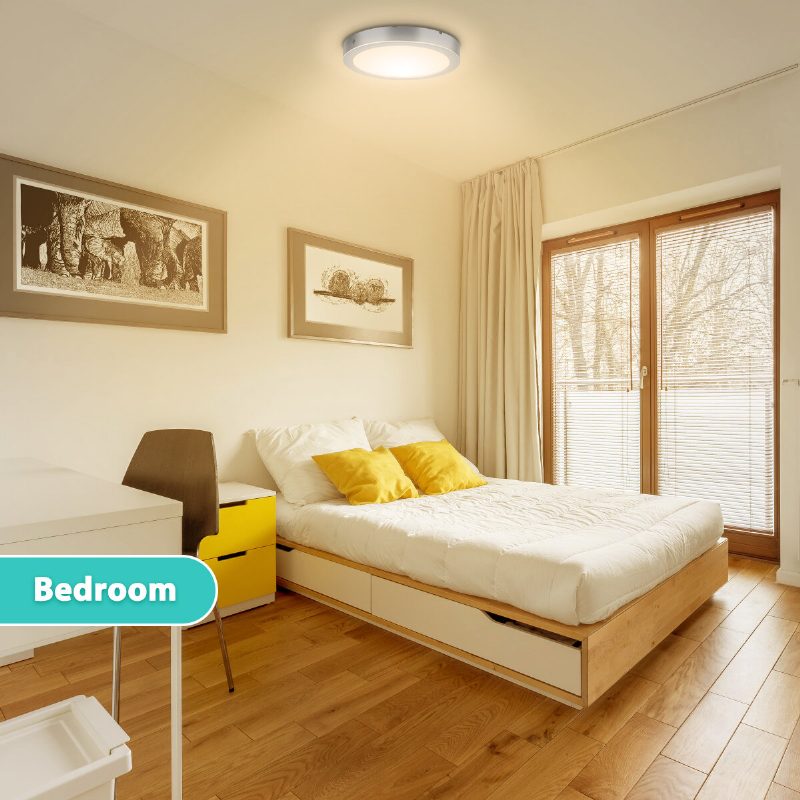 Elfeland Ac85-265v 18w 3000k Led Stropné Svietidlá Ip54 Vodotesné Interiérové Svietidlo Do Obývačky