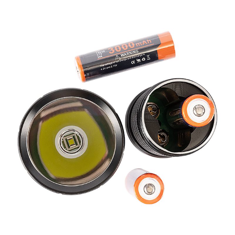 Haikelite Hk90s G90 5000lm Led Baterka S Vysokým Lúmenom 1100m Led S Dlhým Záberom Napájaná Batériou 18650