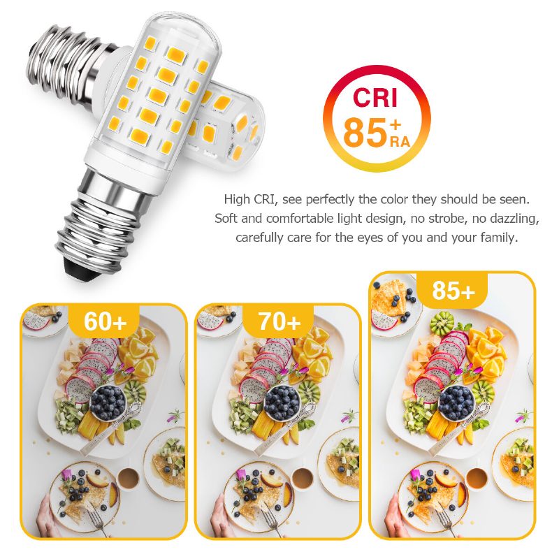 Kingso 5pcs Ac 230v 5w 3000k E14 Led Žiarovka V Kapsule 360° Osvetľovacia Lampa