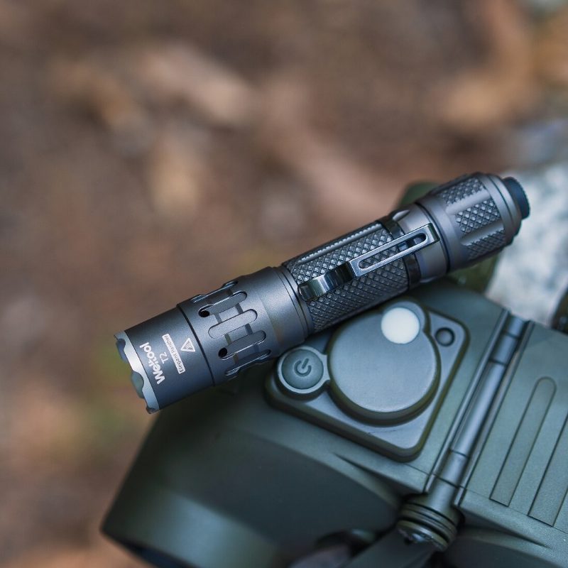 Kompaktná Taktická Baterka Edc Weltool T2 "elegant Panther" 1730lm Dodávaná S Mini Led Baterkou S Batériou 18650 Pre Vonkajší Lov Streľba Kempovanie Rybolov