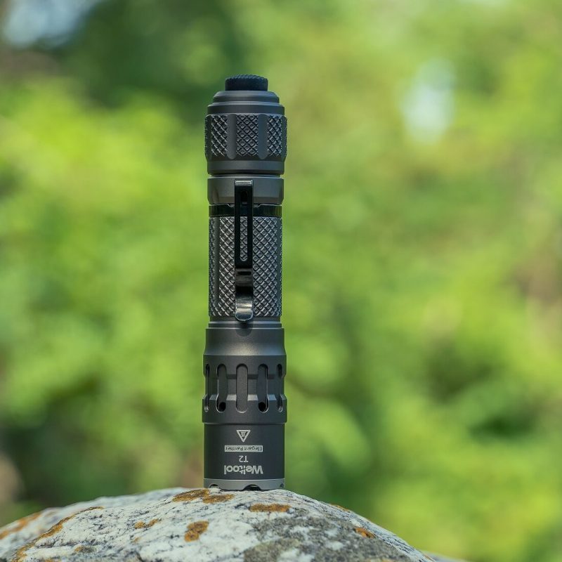Kompaktná Taktická Baterka Edc Weltool T2 "elegant Panther" 1730lm Dodávaná S Mini Led Baterkou S Batériou 18650 Pre Vonkajší Lov Streľba Kempovanie Rybolov