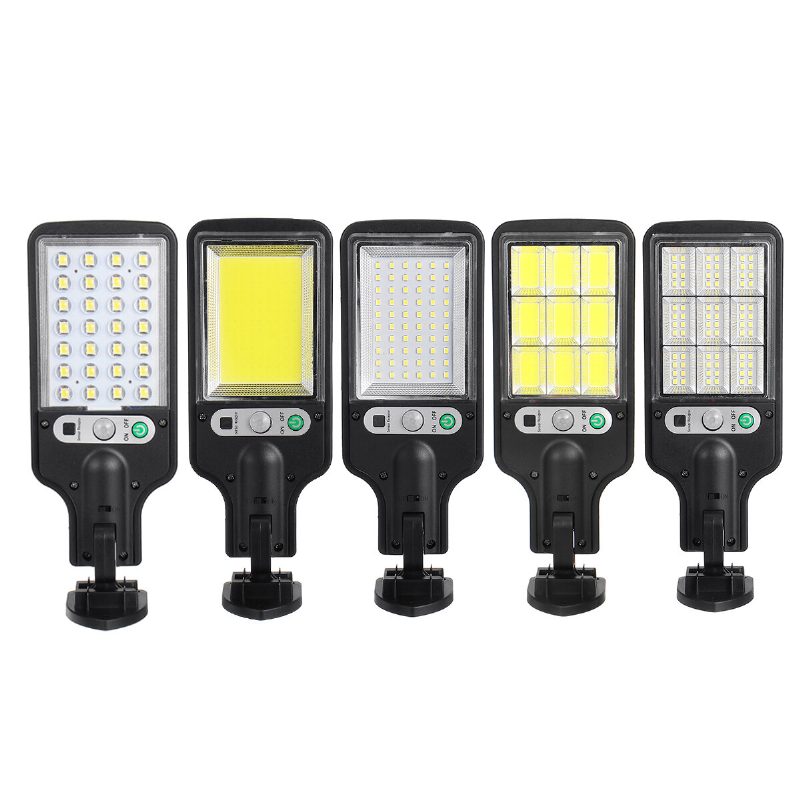 Led Solárne Nástenné Svietidlo S 3 Režimami Ovládania Svetla So Senzorom Pohybu Ip65 Vodotesné Záhradné Parkovacie Do Záhrady