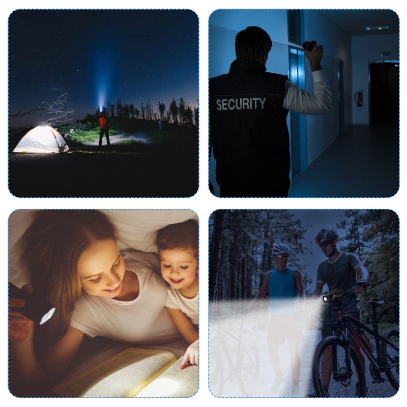 Liumy P50 Led Súprava Zoomovateľnej Baterky S 26650 Batériou Usb Kábel Napájací Displej Usb Nabíjateľná Led Baterka S Baterkou