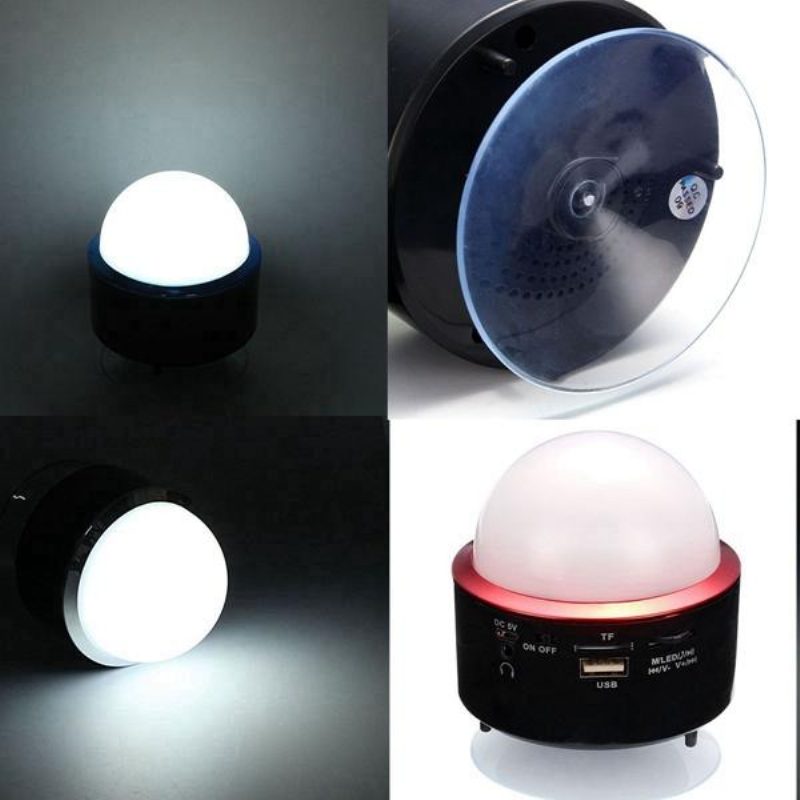 Mini Prenosný Bluetooth Bezdrôtový Reproduktor A Led Nočné Svetlo Pre Iphone Tablet Mp3