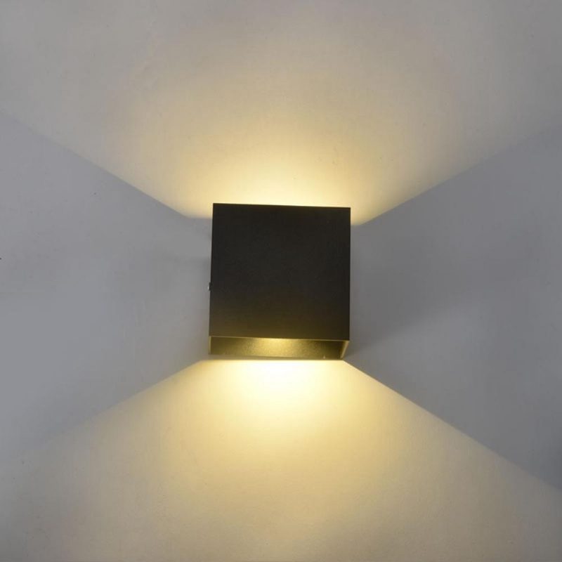 Moderné 12w Cob Led Up Down Nástenné Svietidlo Vodotesné Ip65 Pre Vonkajšiu Vnútornú Uličku Obývacej Izby Ac85-265v