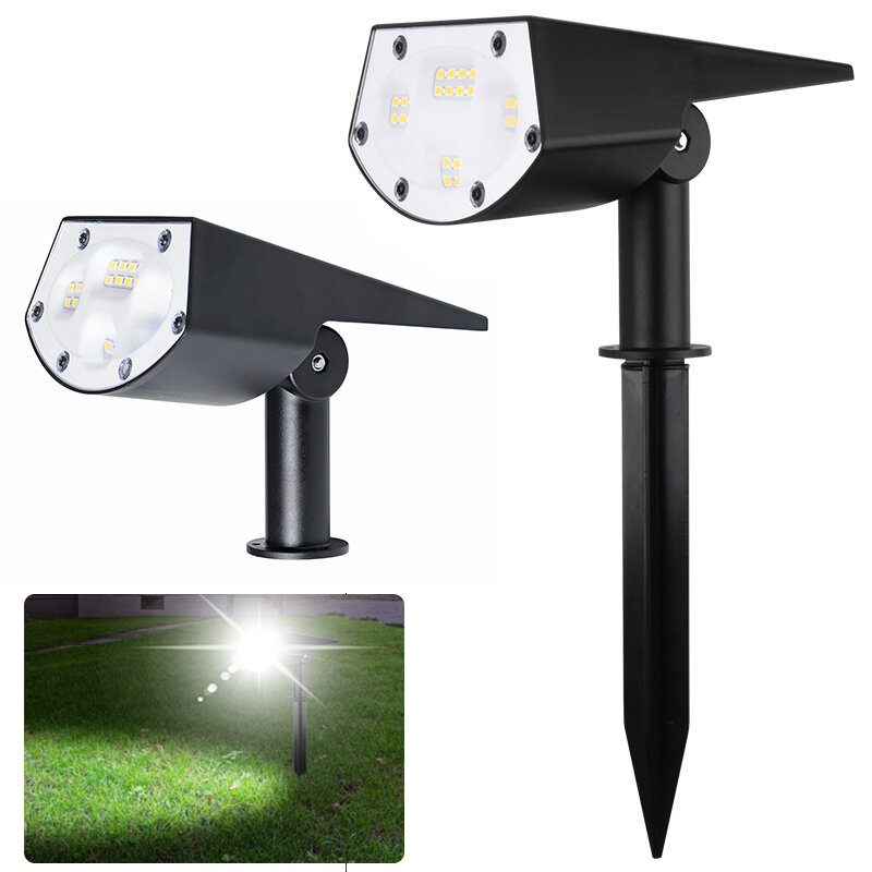 Otočná Solárna Vodotesná 20led Lampa Na Trávnik Vonkajšie Bodové Svietidlo Záhradná Krajina