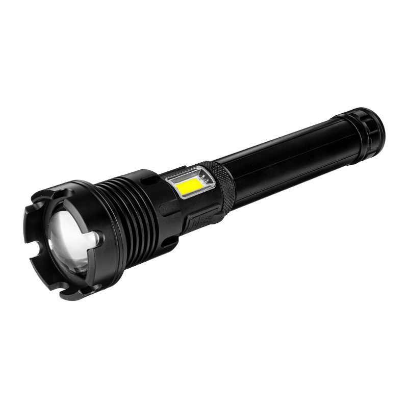 Outerdo Led Baterka S Cob Svetlom Zoomovateľná A Najvýkonnejšia S Batériou 26650 A Usb Dobíjaním Pre Vonkajšie Alebo Domáce Núdzové Situácie