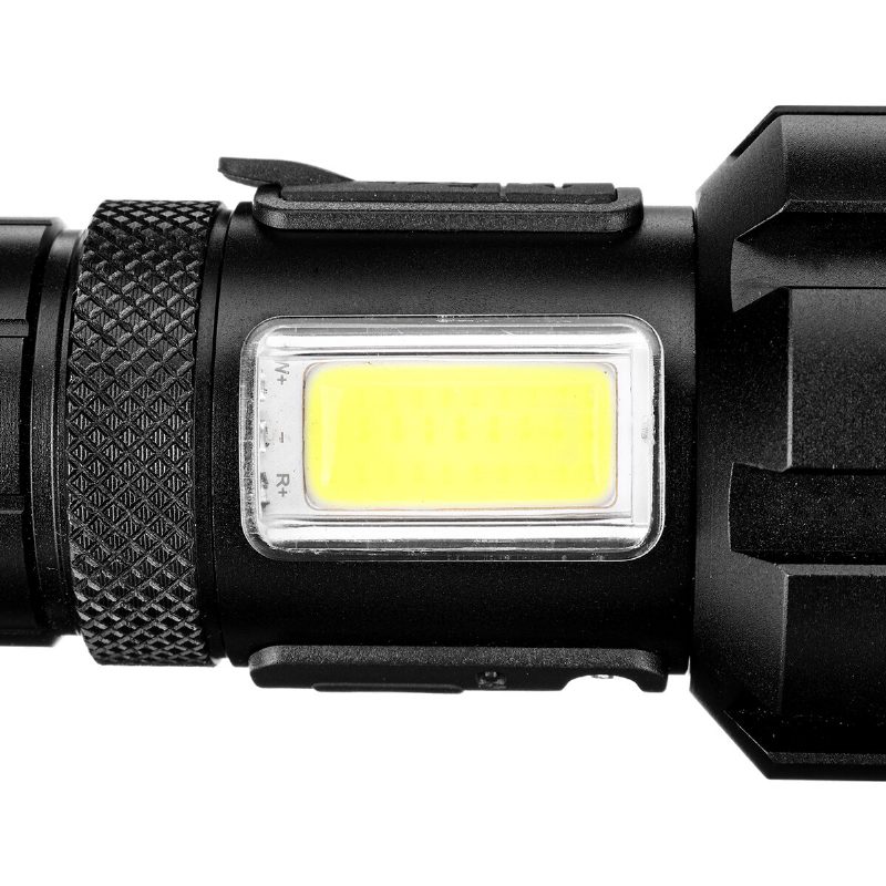 Outerdo Led Baterka S Cob Svetlom Zoomovateľná A Najvýkonnejšia S Batériou 26650 A Usb Dobíjaním Pre Vonkajšie Alebo Domáce Núdzové Situácie