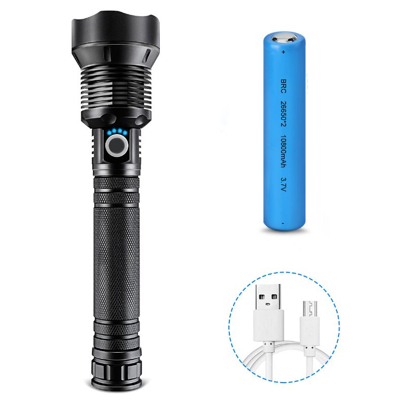 Outerdo Xhp70.2 90000 Lúmenov 26650 Batéria Led Baterka Usb Nabíjateľná Vonkajšia Vodotesná Taktická