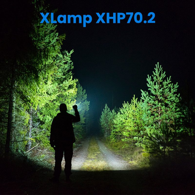Outerdo Xhp70.2 90000 Lúmenov 26650 Batéria Led Baterka Usb Nabíjateľná Vonkajšia Vodotesná Taktická