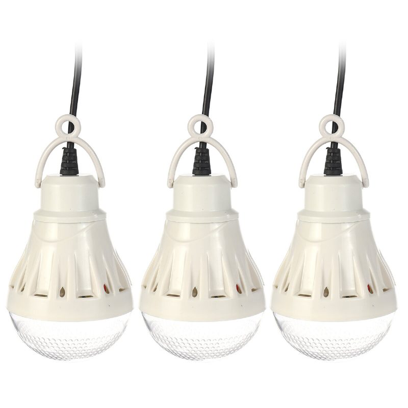 Prenosná Domáca Súprava So Solárnym Panelovým Generátorom S 3ks 3w Led Žiarovkou Usb Nabíjačkou Kempingovou Lampou