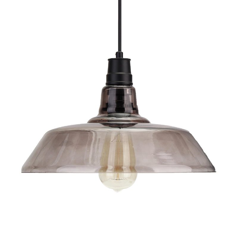 Priemyselné Retro Vintage Fajka Sklenená Edisonova Závesná Stropná Lampa Do Obývačky