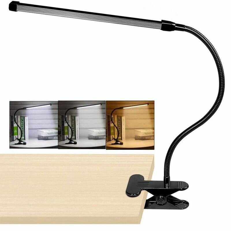 Pripínacia Led Lampa Usb Stolík Nočný Na Čítanie Kníh Led Stmievateľné Svetlo