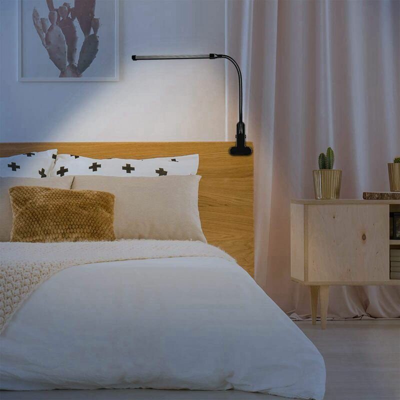 Pripínacia Led Lampa Usb Stolík Nočný Na Čítanie Kníh Led Stmievateľné Svetlo