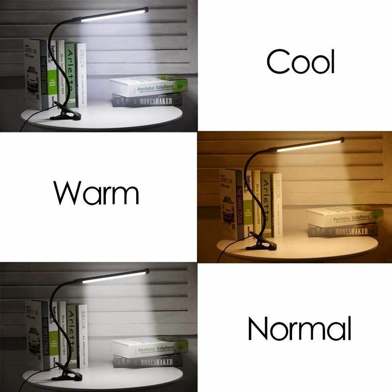 Pripínacia Led Lampa Usb Stolík Nočný Na Čítanie Kníh Led Stmievateľné Svetlo