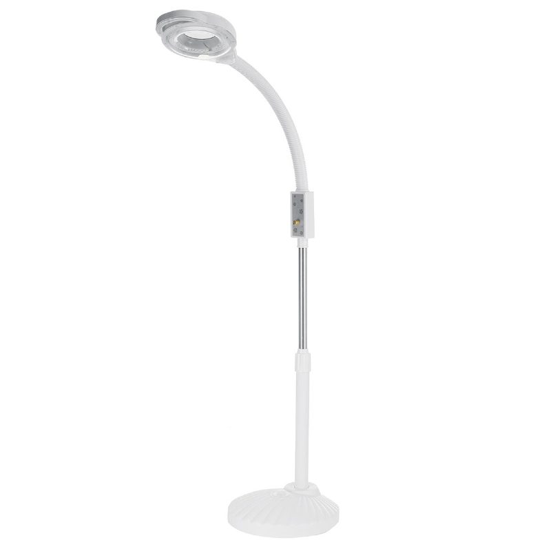 Stojanová Lampa S Lupou 8x Dioptrie 120 Led Lupa Sklenená Šošovka So Studeným Svetlom Tvárové Svetlo Pre Kozmetický Salón Na Tetovanie Nechtov