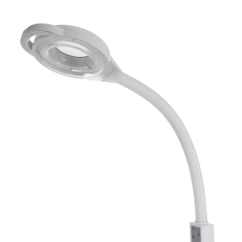 Stojanová Lampa S Lupou 8x Dioptrie 120 Led Lupa Sklenená Šošovka So Studeným Svetlom Tvárové Svetlo Pre Kozmetický Salón Na Tetovanie Nechtov