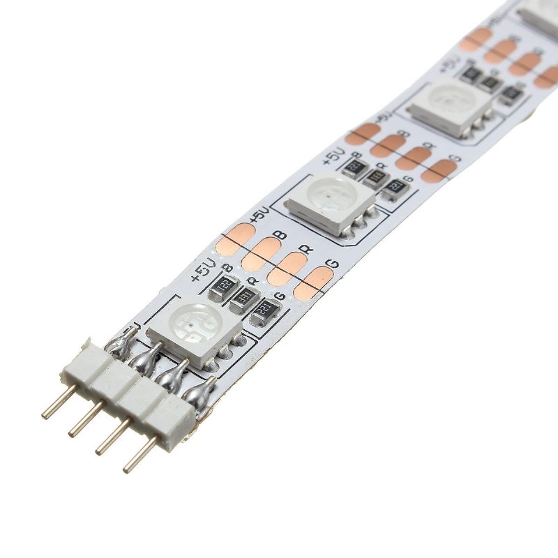 Usb Dc5v Smd5050 Rgb Led Biela Páska Na Tv Pásik S Diaľkovým Ovládačom Nevodotesný