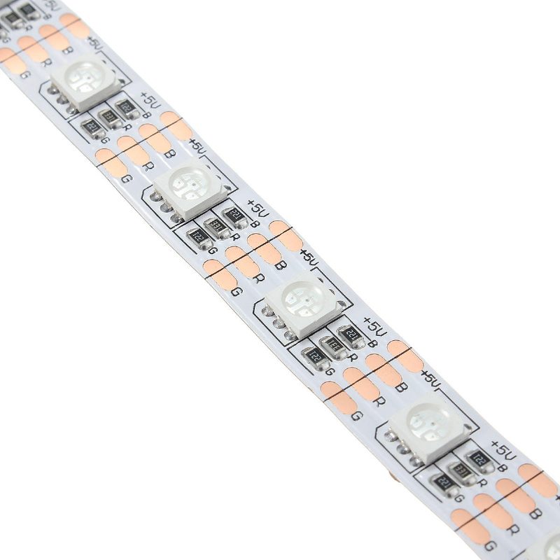 Usb Dc5v Smd5050 Rgb Led Biela Páska Na Tv Pásik S Diaľkovým Ovládačom Nevodotesný