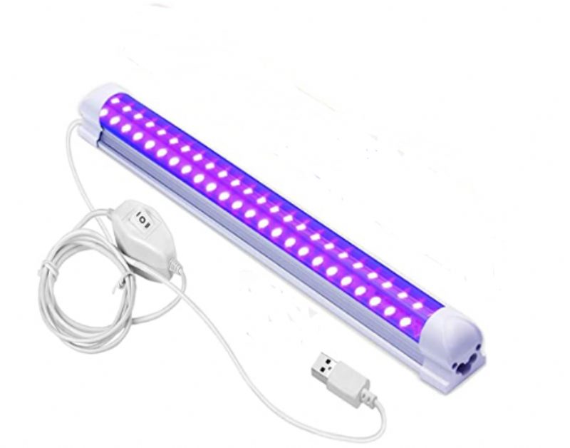 Usb Uv-c Led Čierna Lampa Halloween Blacklight Ultrafialová Vytvrdzovacia Škvrna