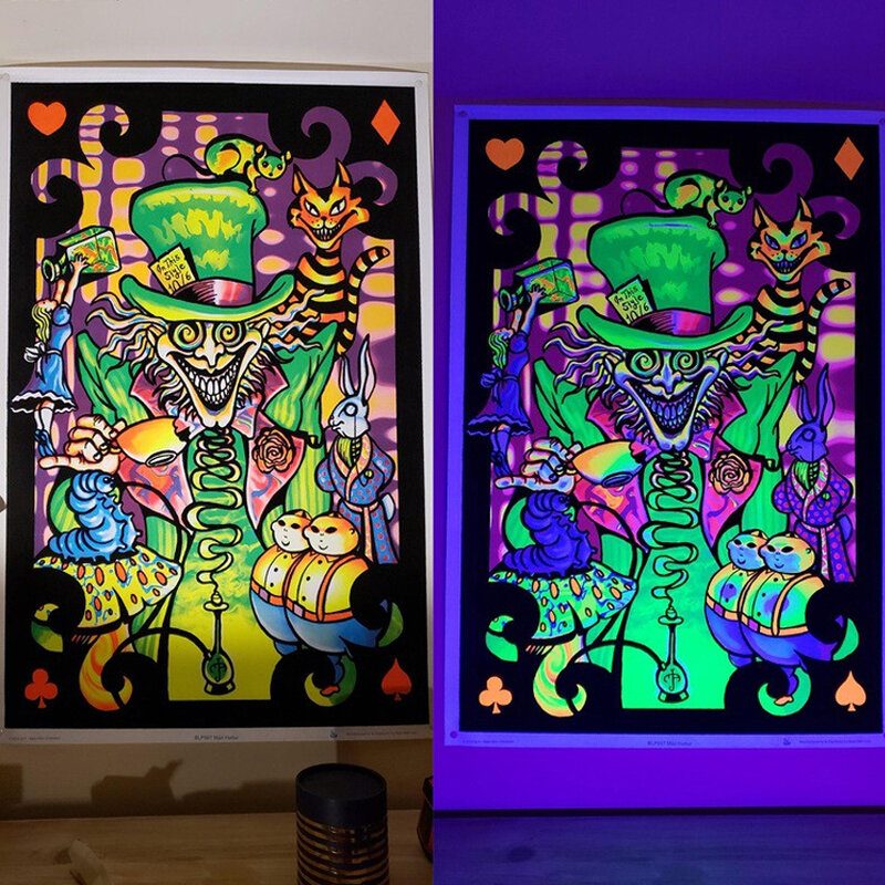 Usb Uv-c Led Čierna Lampa Halloween Blacklight Ultrafialová Vytvrdzovacia Škvrna