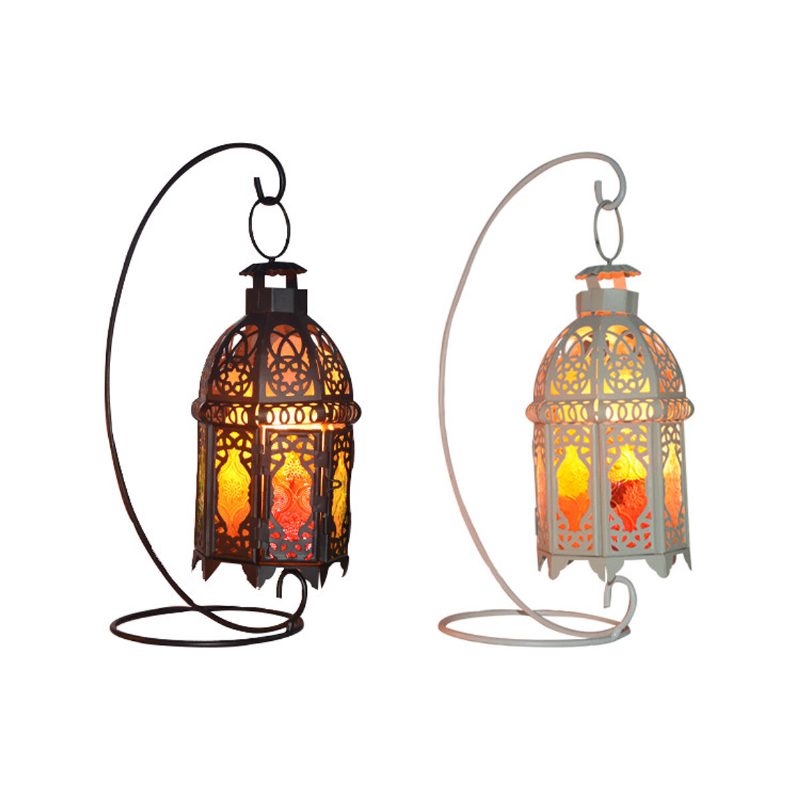 Vintage Iron Frame Natural Crystal Salt Rock Lampa Čistička Vzduchu Stolové Nočné Svetlo