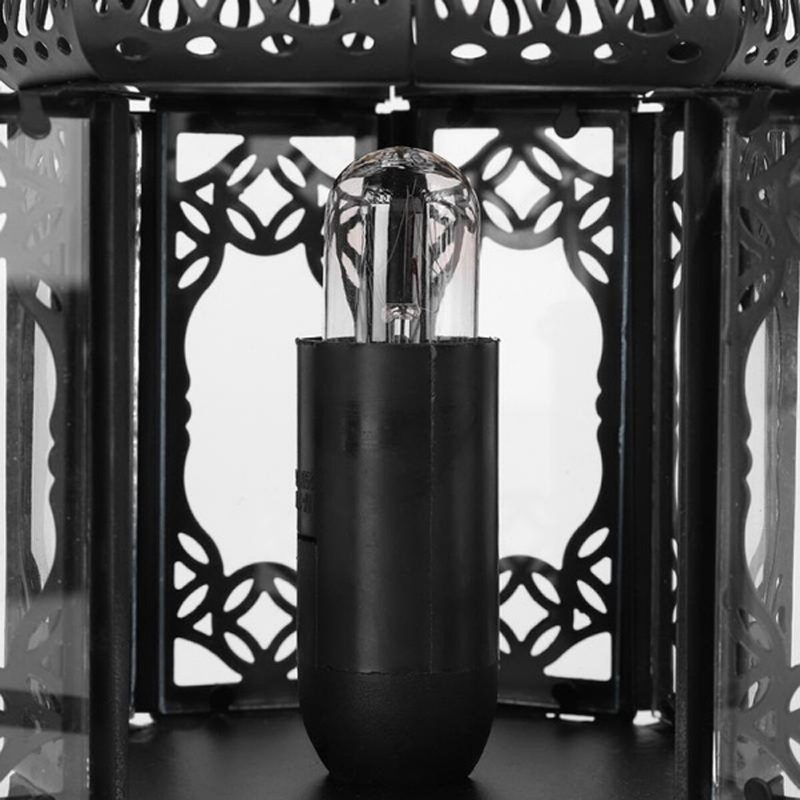 Vintage Iron Frame Natural Crystal Salt Rock Lampa Čistička Vzduchu Stolové Nočné Svetlo