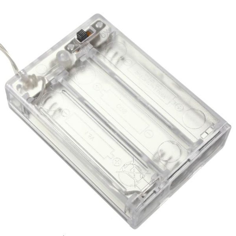 Vodotesná Vianočná Párty Dekorácia 3m 30 Led Strieborná Drôtená Rozprávková Struna Na Batérie