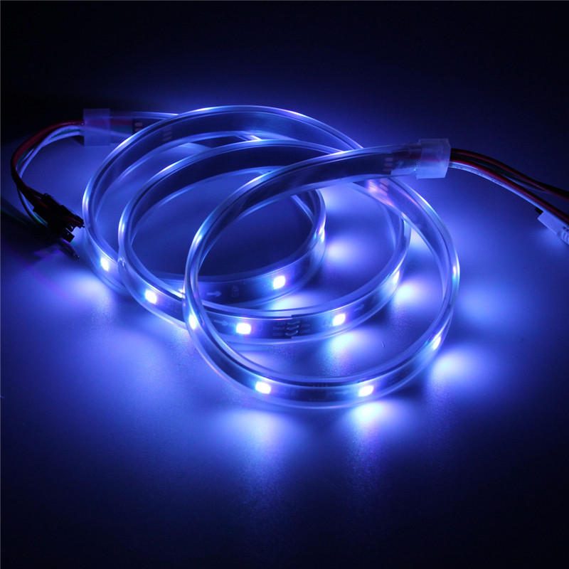 Ws2811 1m Led Pásik 30 Smd 5050 Rgb Dream Color Vodotesný Ip65 Dc 12v
