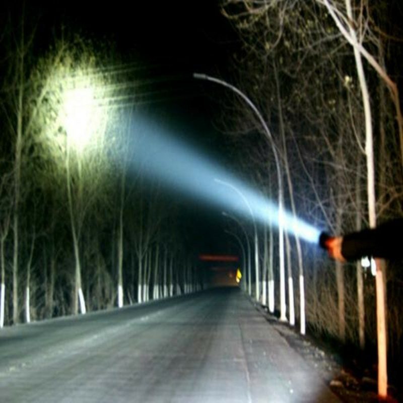 Zoomovateľná Led Baterka So Svetelnou Baterkou 1000 Lúmenov Elfeland T6