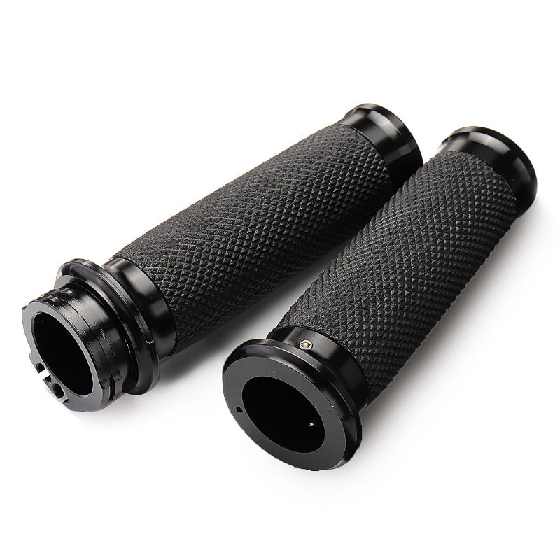 1 Palcový 25 mm Riadidlá Rukoväť Rukoväte Pre Harley Davidson Touring Sportster Xl883 Xl1200 Motocykel Čierny