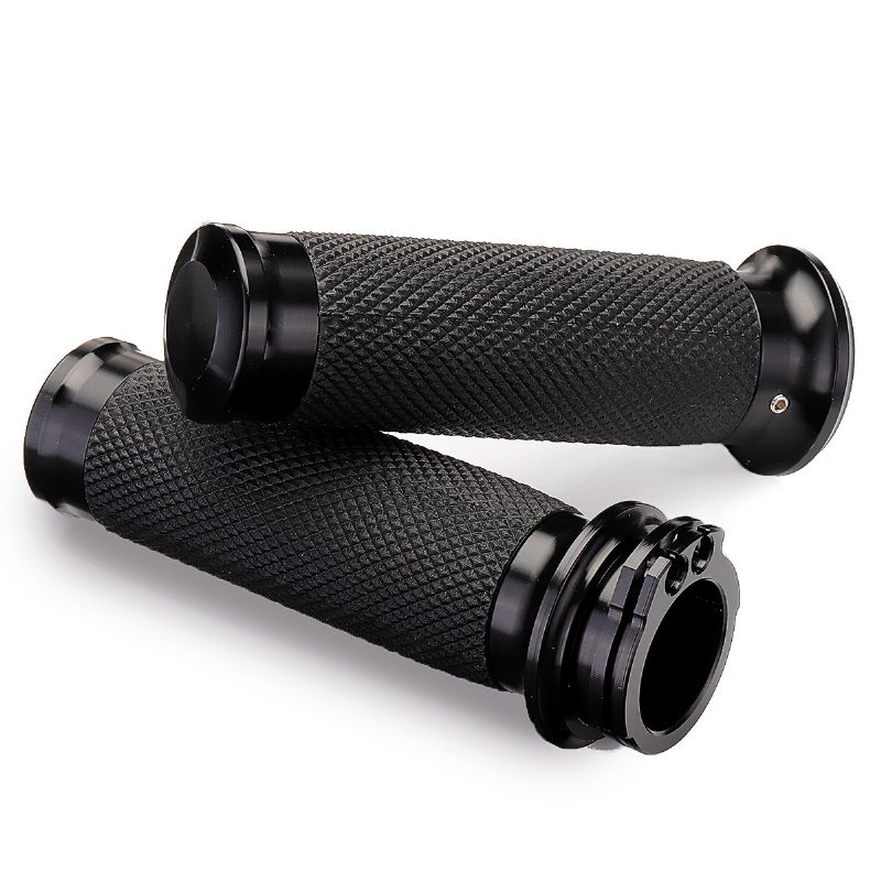 1 Palcový 25 mm Riadidlá Rukoväť Rukoväte Pre Harley Davidson Touring Sportster Xl883 Xl1200 Motocykel Čierny