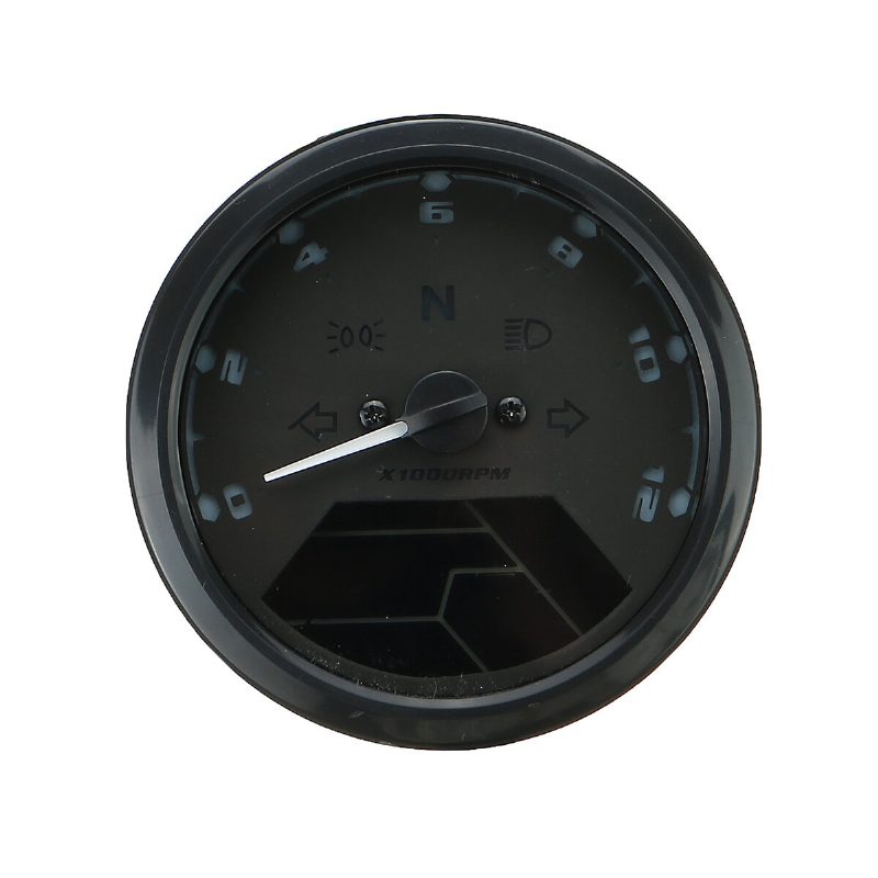 12000rpm Motocykel Lcd Digitálny Rýchlomer Tachometer Odometer Cafe Racer Motor