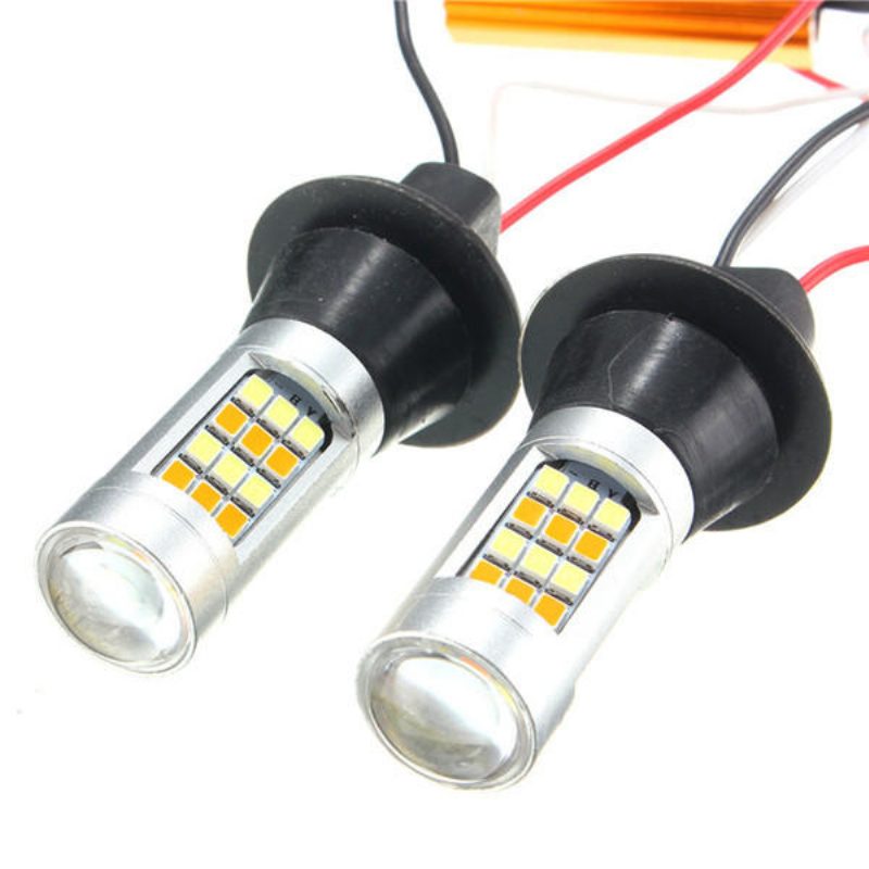 12v 20w 1000lm Dvojfarebné 7440 2835 Led Žiarovky Pre Denné Svietenie Smerové Svetlo