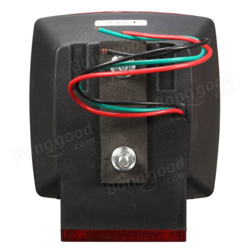 12v Led Štvorhranné Zadné Svetlá Na Nákladné Auto Brzdové Svetlo Na Čap Univerzálny