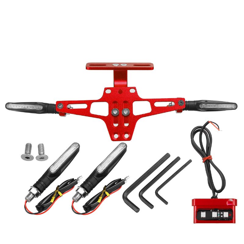 12v Motocykel Flowinig Led Osvetlenie Poznávacej Značky Smerovky Zadné Brzdové Svetlo