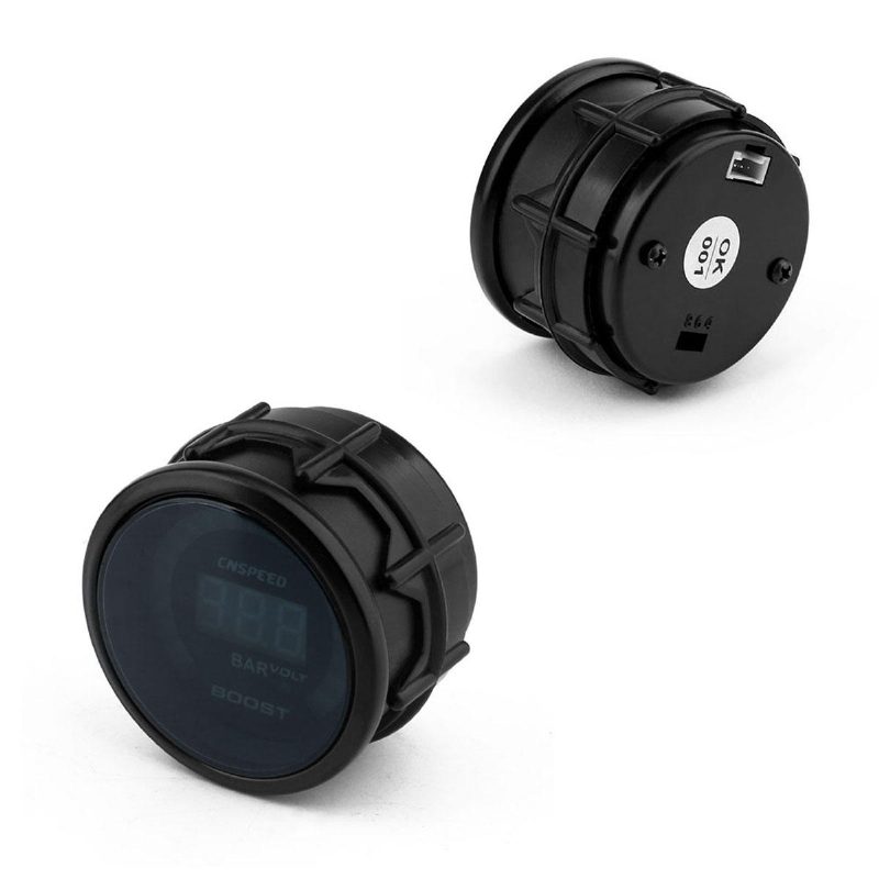 2-palcový 52 mm Digitálny Turbo Boost/voda/teplota Oleja/tlak/tachometer/egt Monitor Závodné Meradlo