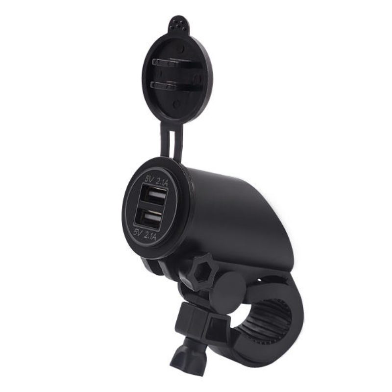 28mm 5v 4.2a Led Duálna Usb Nabíjačka 12-24v Zásuvka Napájanie Vodotesný Motocykel Auto Čln