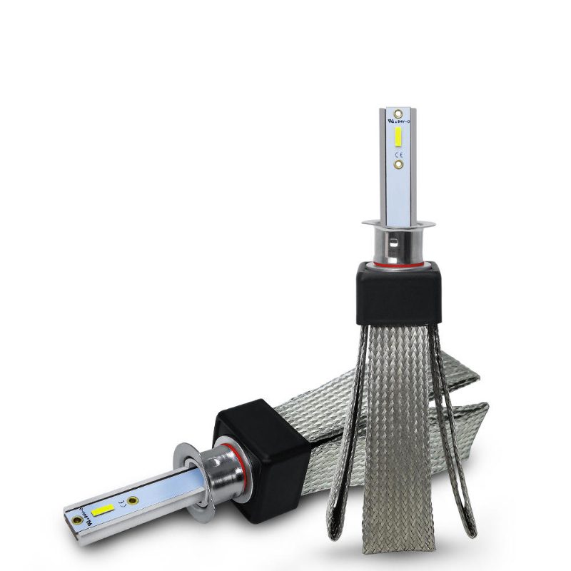 2ks 12v 24v T8 Led Žiarovka H4/hb2/9003/9005/hb3/h10 Biele Predné Svetlomety 60w 6000lm Cob Čelovka Auto Hmlovka