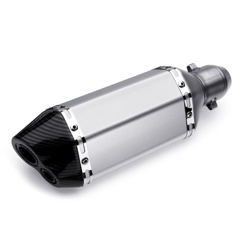 310mm Sliver Univerzálny Motocykel Dirt Bicykel Atv Rúrka Výfuku Db Killer 38-51mm