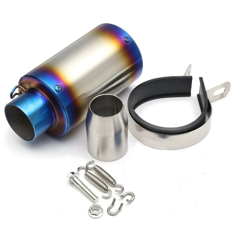 38-51 mm Univerzálny Motocyklový Valec Výfukového Tlmiča Potrubia Bluning/uhlíkové Vlákno