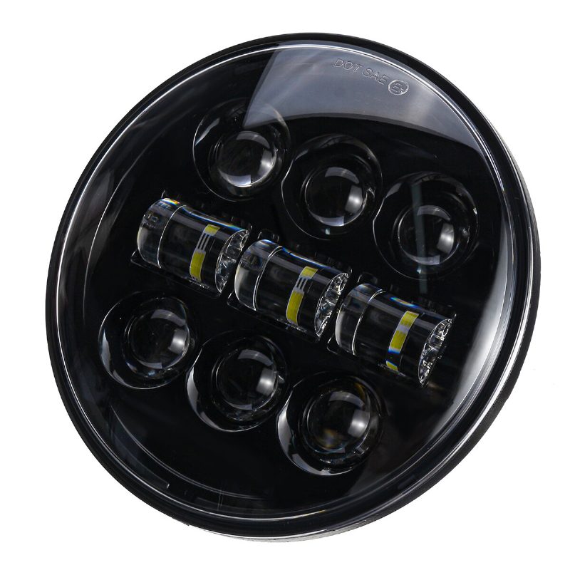 5.75-palcový 45w 12v Motocykel Led Svetlomet Projektor Hi-lo Beam Okrúhle Svetlo