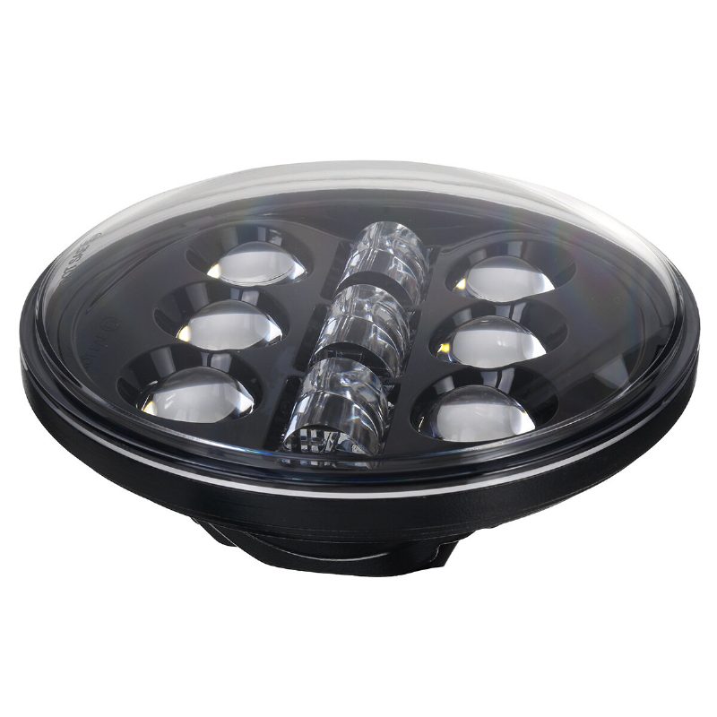 5.75-palcový 45w 12v Motocykel Led Svetlomet Projektor Hi-lo Beam Okrúhle Svetlo